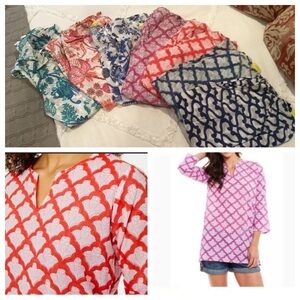 Set of 7 Roller Rabbitt tunics / beach cover ups size xs